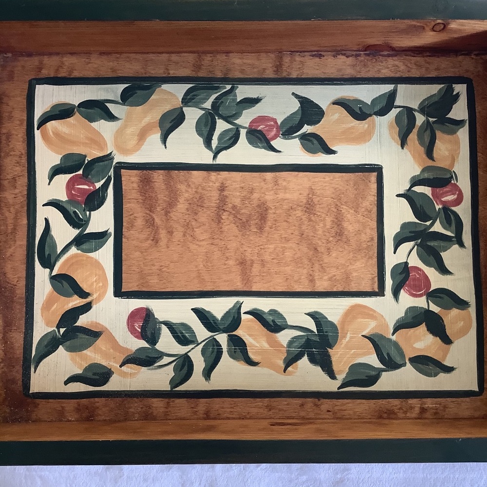Large Wood Serving Tray - Picture 2 of 7